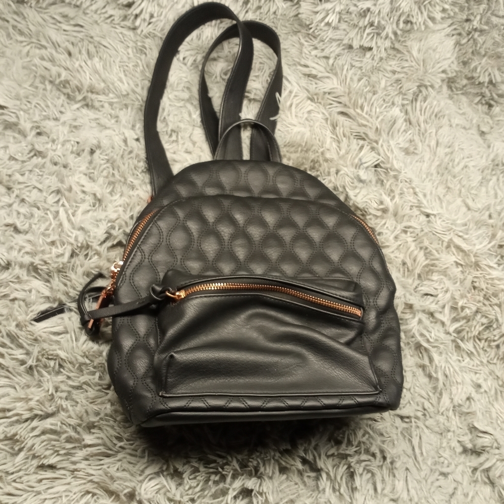 3 for $25 Black Leather Mini Backpack